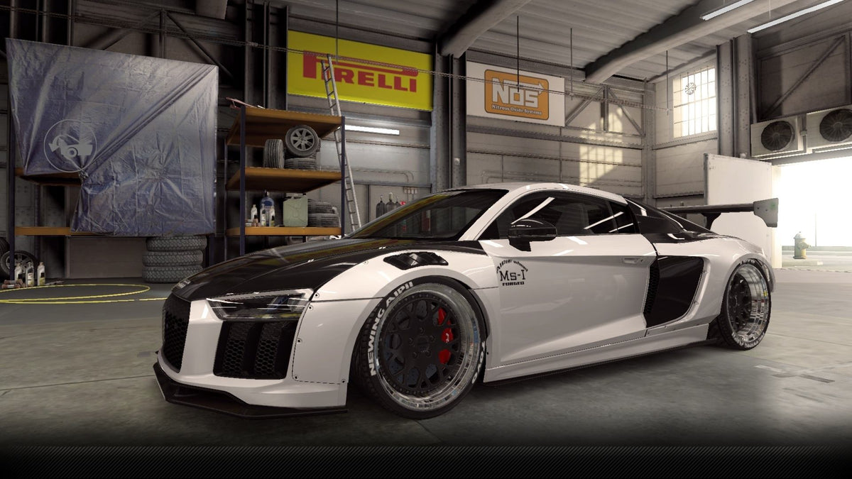 CSR2 Audi NEWING Alpil R8 RSR - GlacierWhite