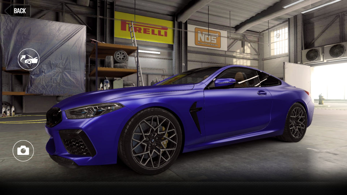 CSR2 BMW M8 Competition Coupe - MarinaBayBlue
