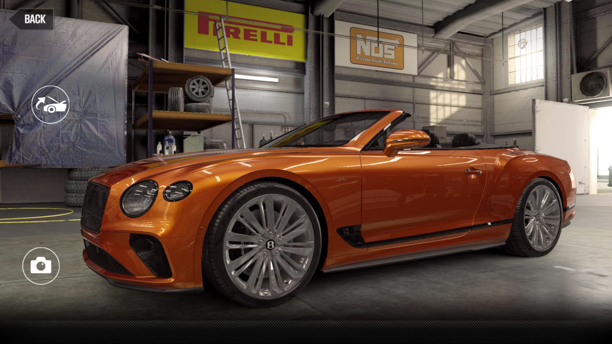 CSR2 Bentley Continental GT Speed Convertible - OrangeFlame