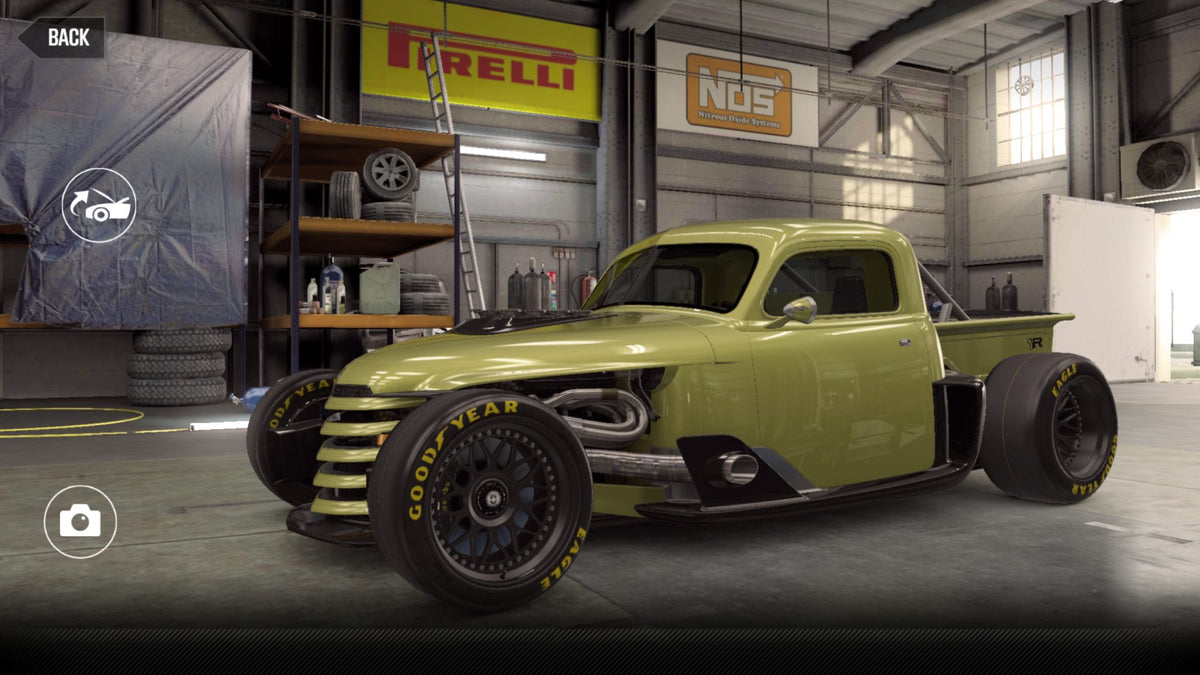 CSR2 Chevrolet Ringbrothers Loadmaster 'ENYO' - MythicBattleGreen