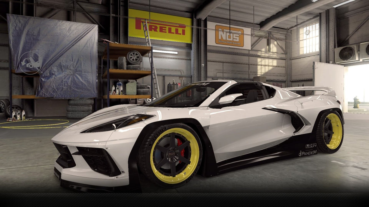 CSR2 Chevrolet Rocket Bunny Corvette Stingray - ArcticWhite