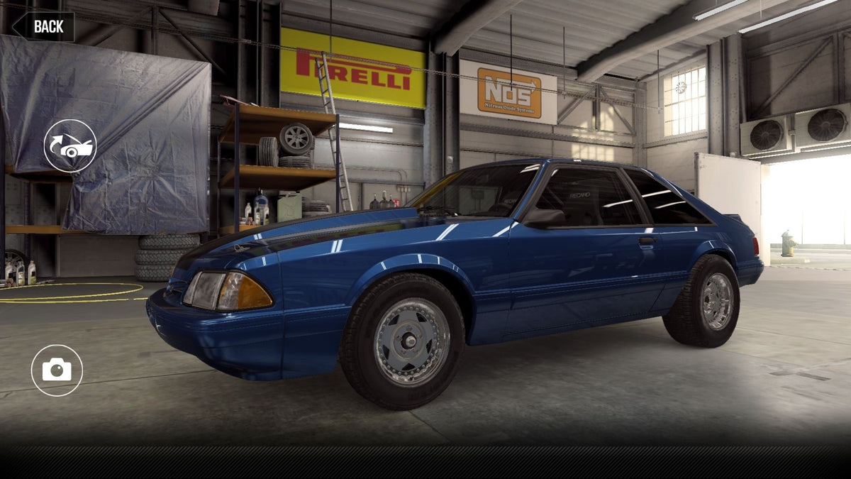 CSR2 Ford Mustang Fox Body - CrewOxfordBlue