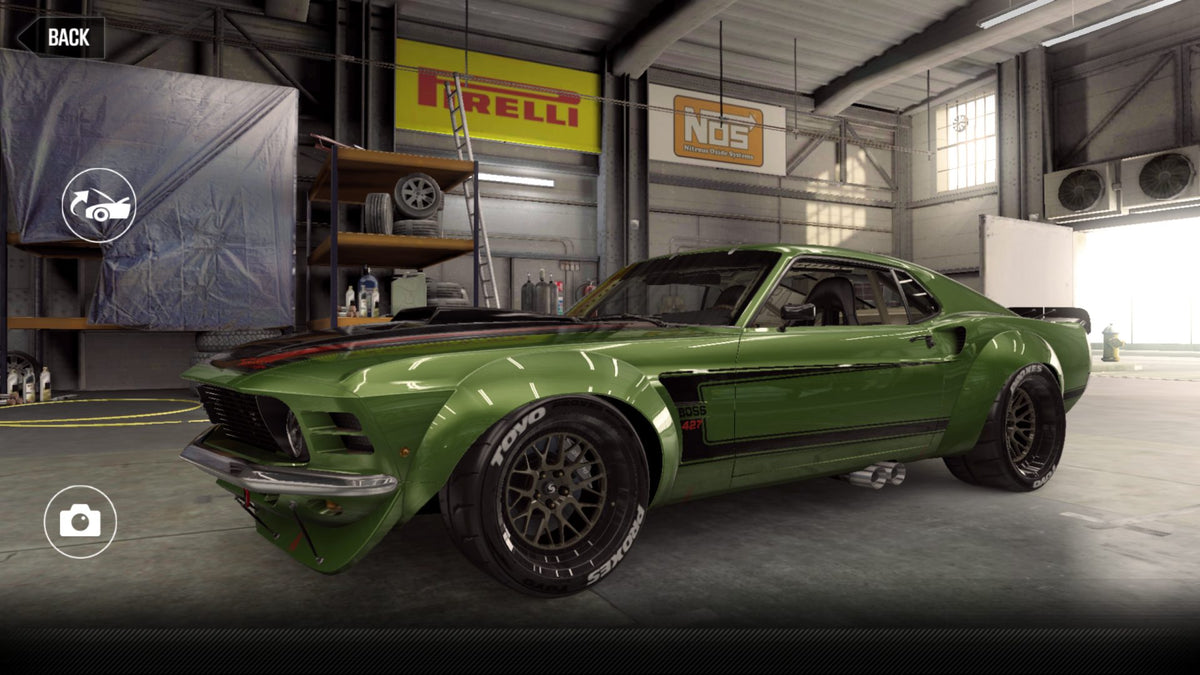 CSR2 Ford Ruffian Mustang '70' - OliveGreen
