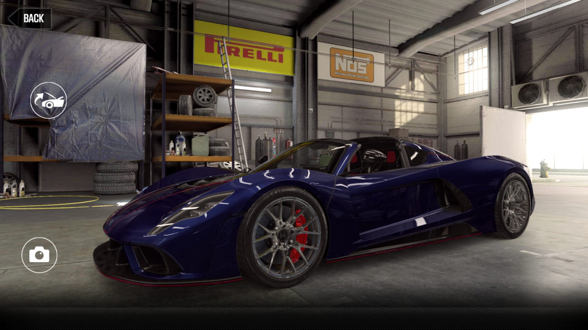 CSR2 Hennessey Venom F5 Roadster - Blue