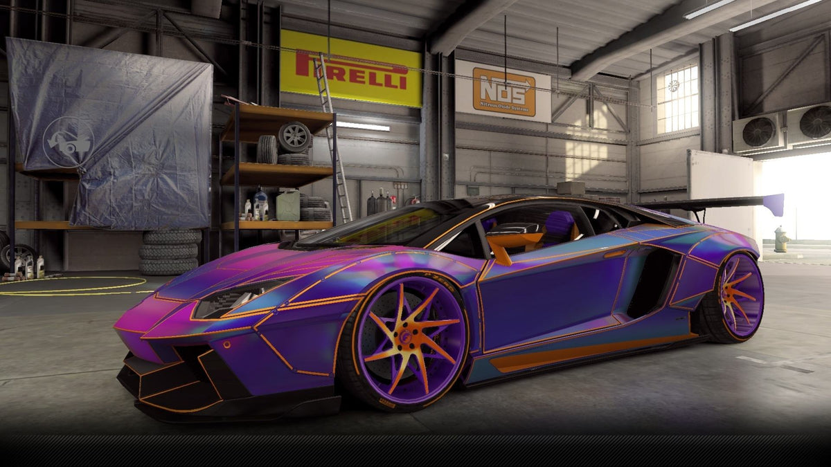 CSR2 Lamborghini LB Aventador Coupe - SafetyOrange