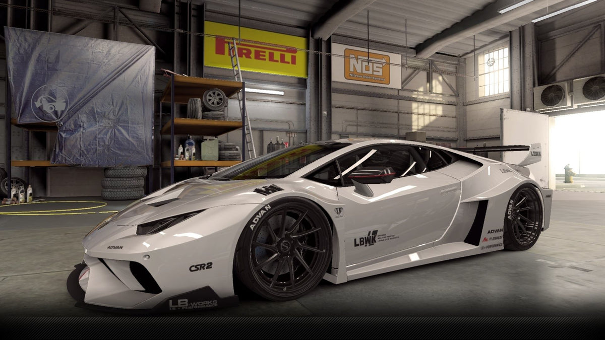CSR2 Lamborghini LB Silhouette Huracan Coupe - BiancoIcarus