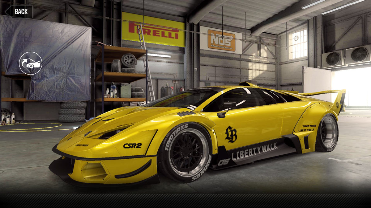 CSR2 Lamborghini LB Silhouette Works Murcielago - GialloOrion
