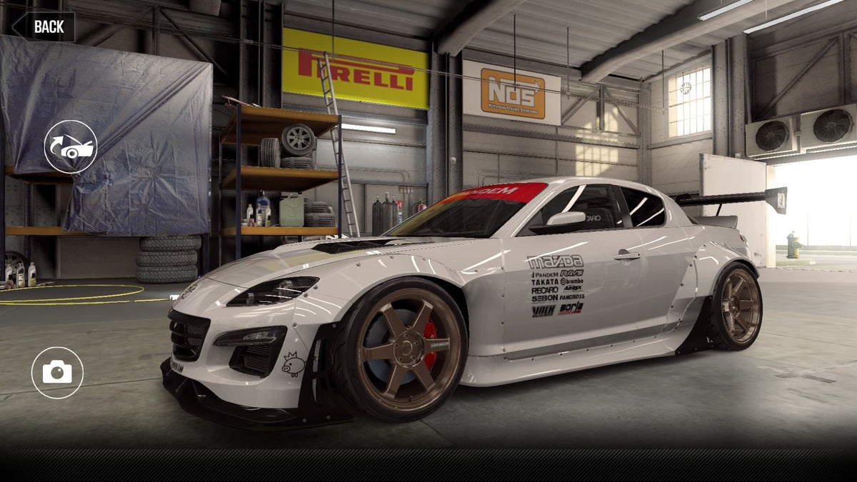 CSR2 Mazda Rocket Bunny RX-8 - ArcticWhite