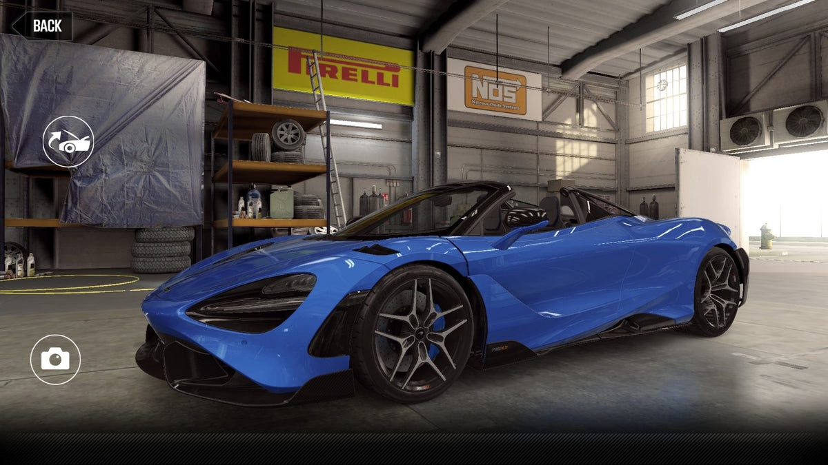 CSR2 McLaren 765LT Spider - Ambit Blue
