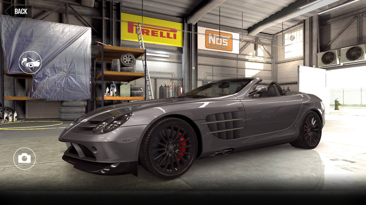 CSR2 McLaren SLR 722 S Roadster - CrystalAntimonyGrey