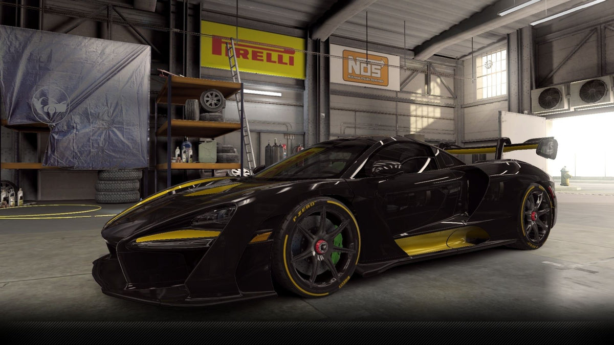 CSR2 McLaren Senna Carbon Theme By MSO - SolarYellow