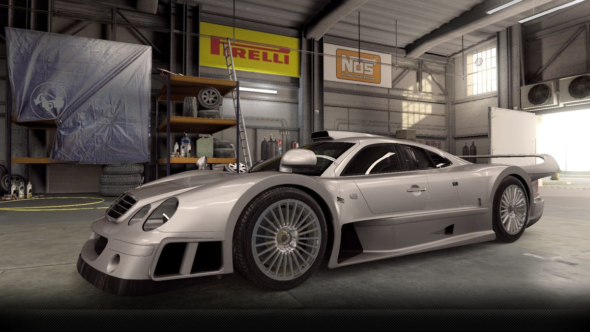 CSR2 Mercedes Benz CLK GTR - Silver