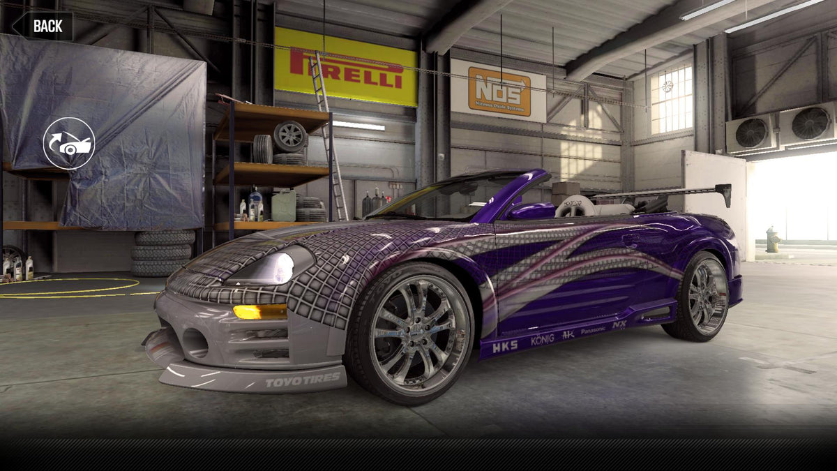CSR2 Mitsubishi Eclipse Spyder GTS - HouseOfKolorPavoPurple