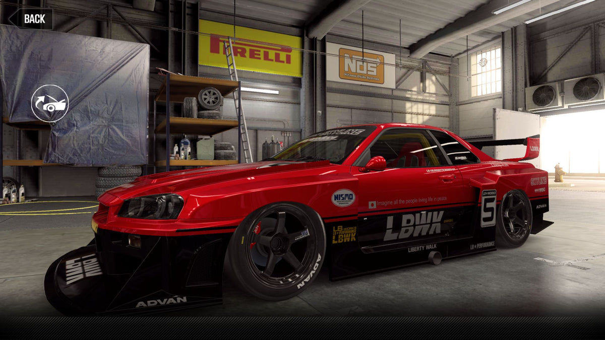 CSR2 Nissan LB Super Silhouette Skyline GT-R (BNR34) - Red