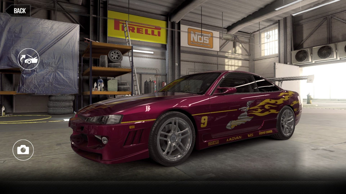 CSR2 Nissan Silvia S14 - Dark Red