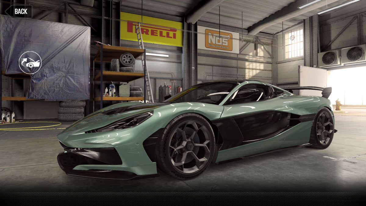 CSR2 Rimac Nevera R - NebulaGreen