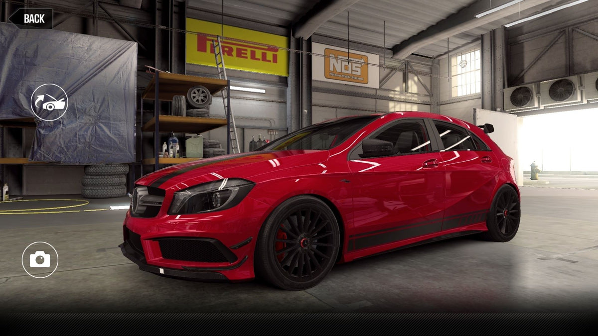 CSR2 Ruby Rose's A 45 AMG - Mercedes-BenzJupiterRed