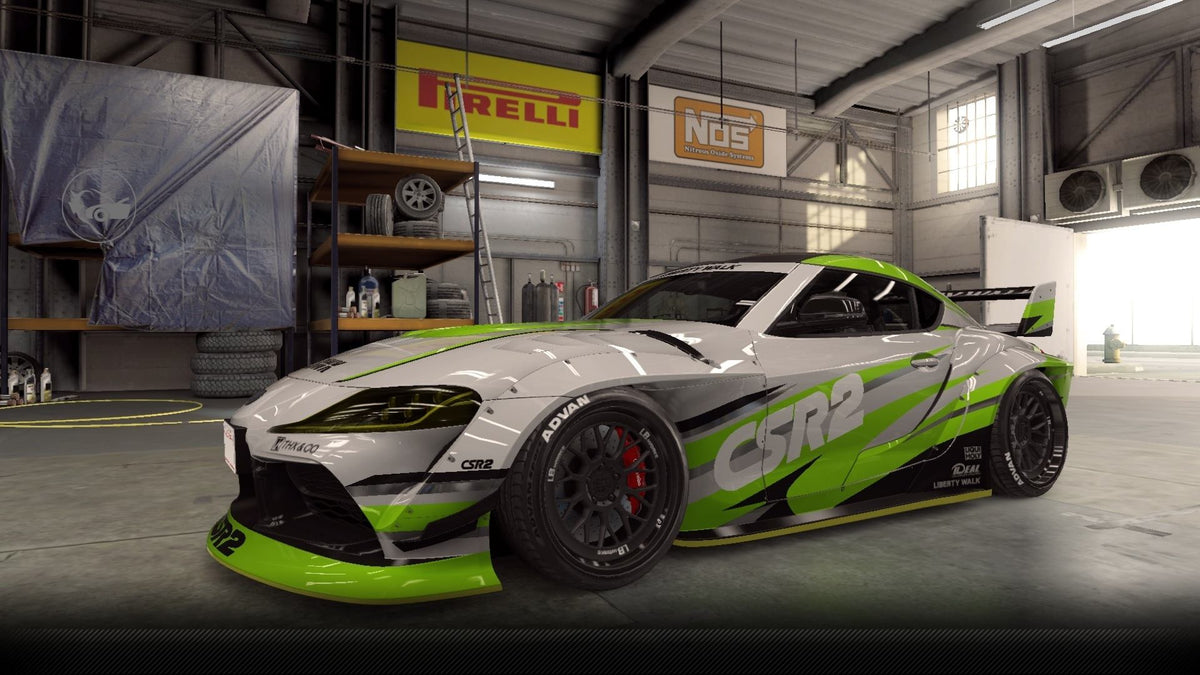 CSR2 Toyota LB Silhouette GR Supra - AppleGreen