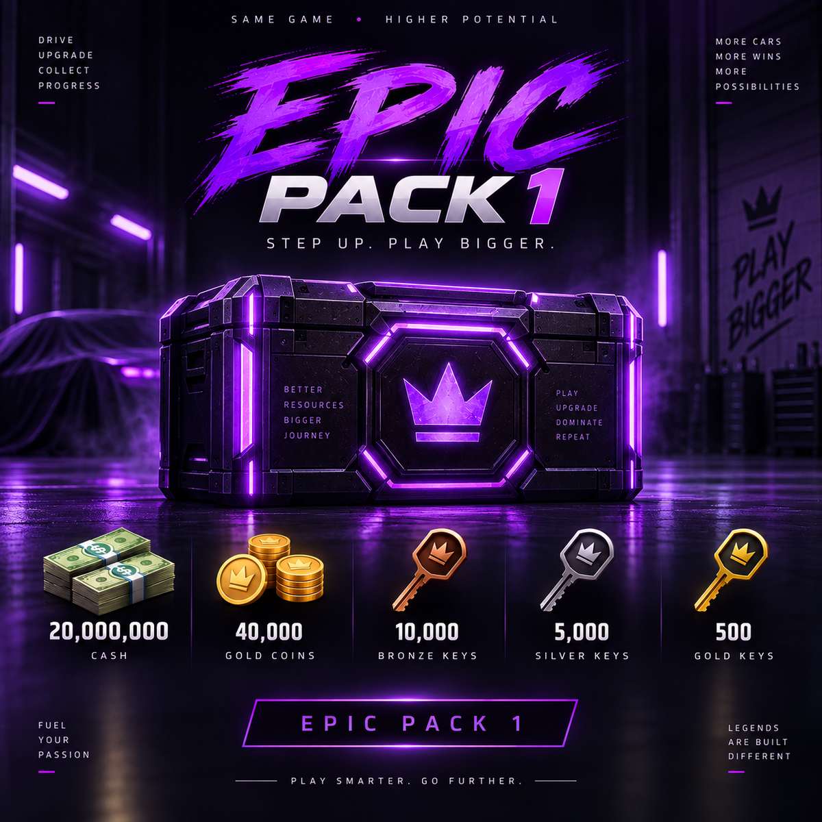 CSR2 Epic Pack 1