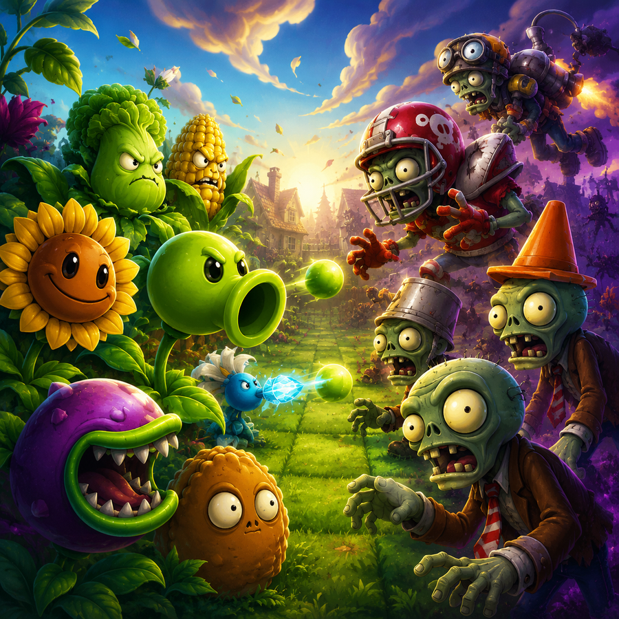 Plants Vs Zombie 2