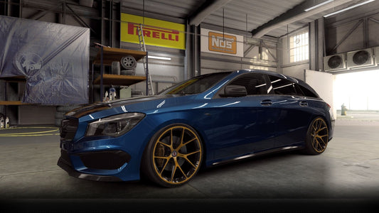 CSR2 Ashleigh's Mercedes-Benz CLA 45 AMG - FordCrewOxfordBlue