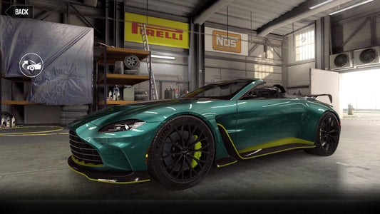 CSR2 Aston Martin V12 Vantage Roadster - PodiumGreen