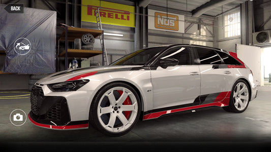CSR2 Audi RS 6 Avant GT - ArkonaWhite