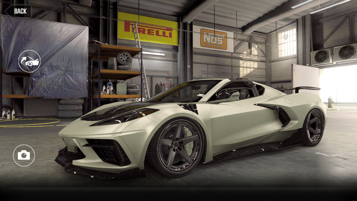 CSR2 Chevrolet Label Motorsports Corvette Stingray - Pistachio