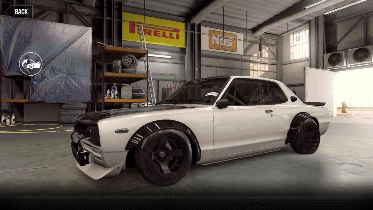 CSR2 Nissan Skyline 2000 GT-Kai Zero-4 - WhiteAndCarbonFibre