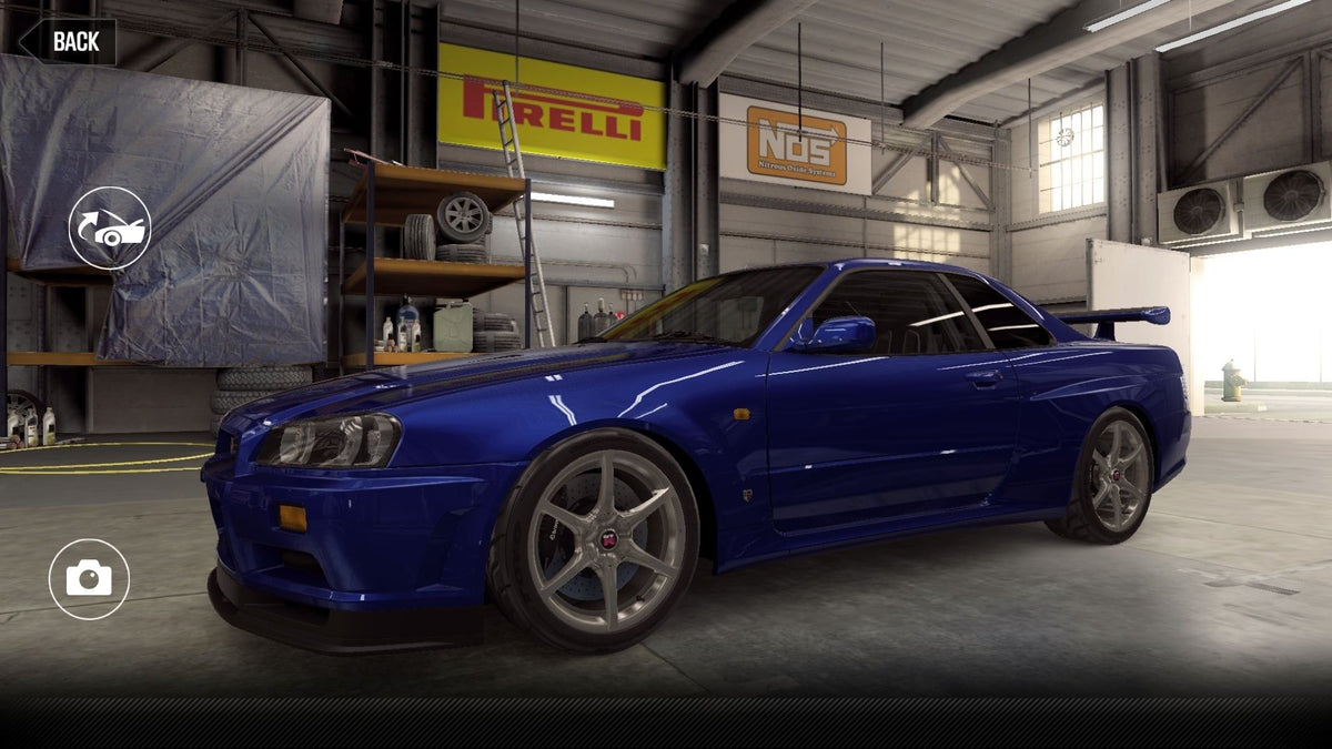 CSR2 Nissan Skyline GT-R (R34) (TNR) - Bayside Blue