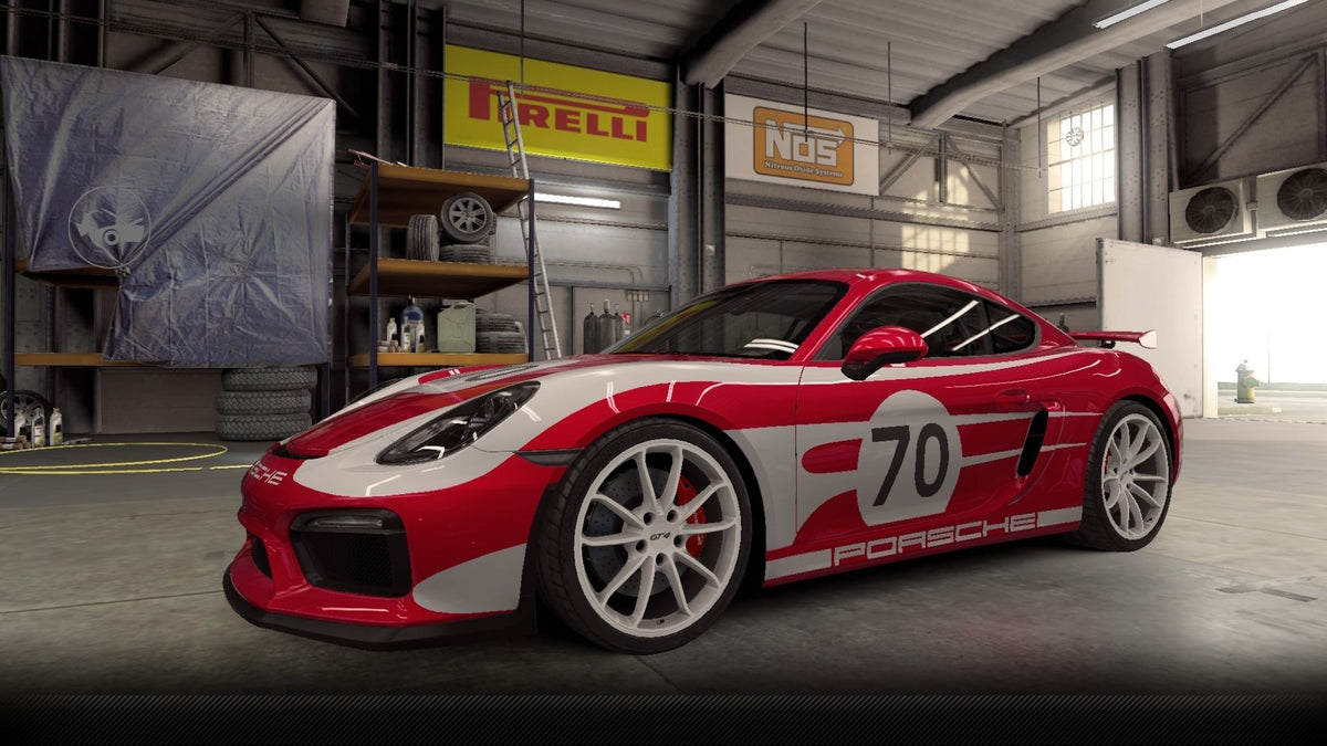 CSR2 Porsche Cayman GT4 'Salzburg' - GuardsRed