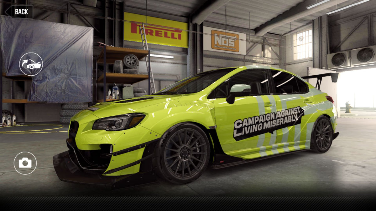 CSR2 Subaru Varis WRX STI CALM Edition - CalmGreen