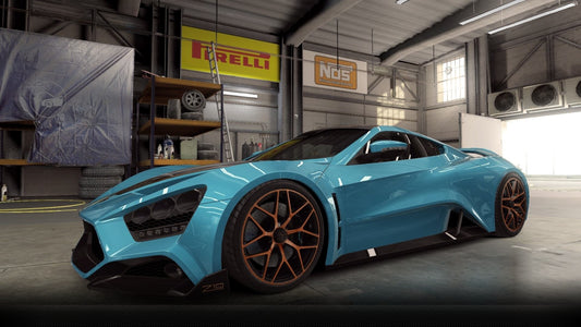 CSR2 Zenvo TS1 GT Sleipnir 10th Anniversary - FjordBlue