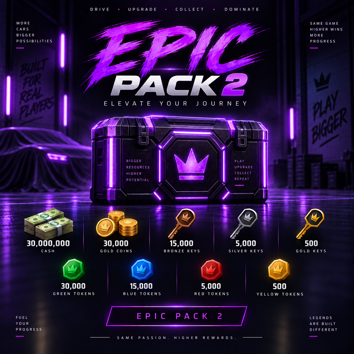 CSR2 Epic Pack 2